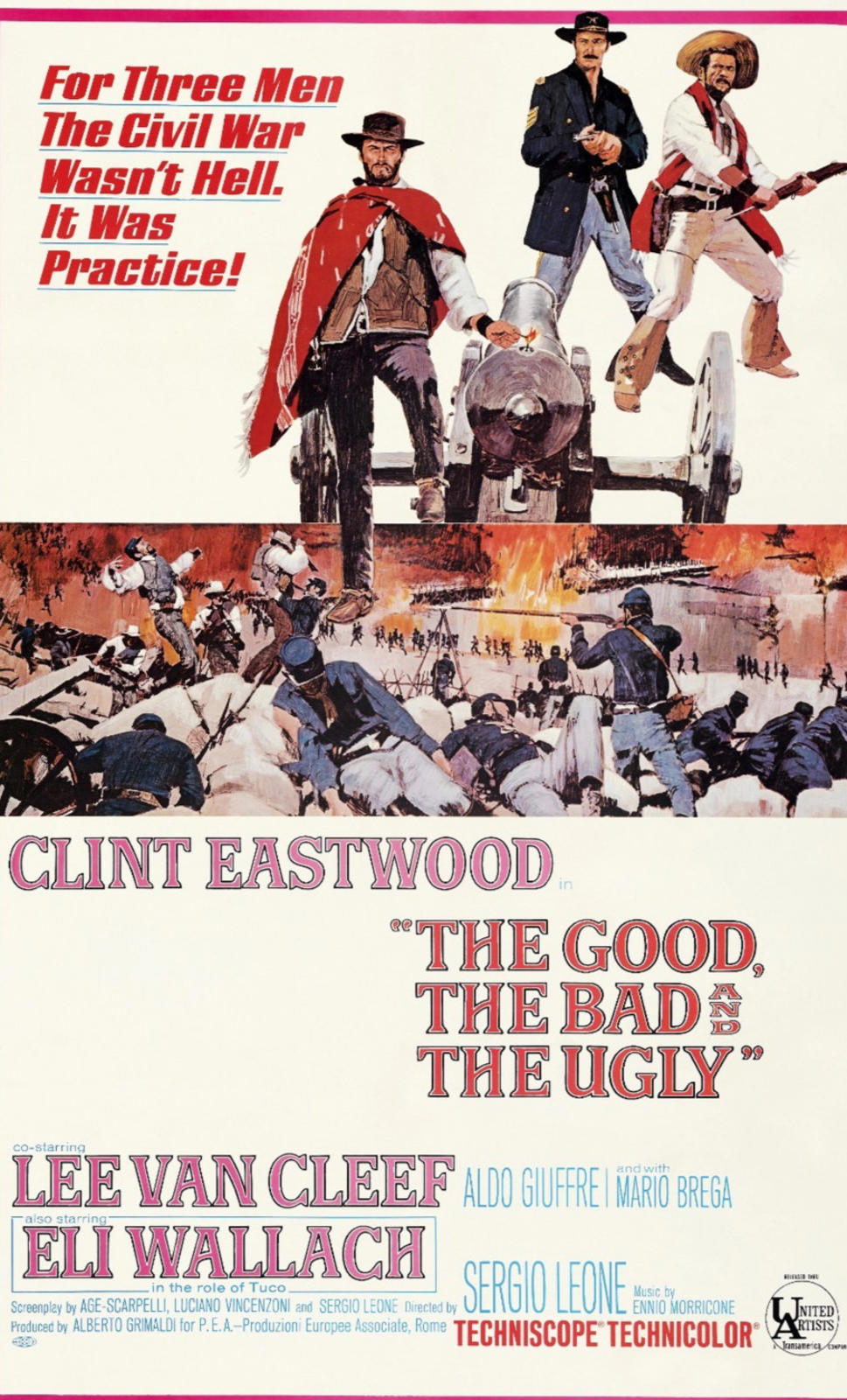 The Good, the Bad and the Ugly Print Western Poster