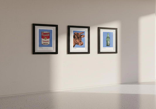 Andy Warhol Framed Prints Set of 3 Pop Art Collection