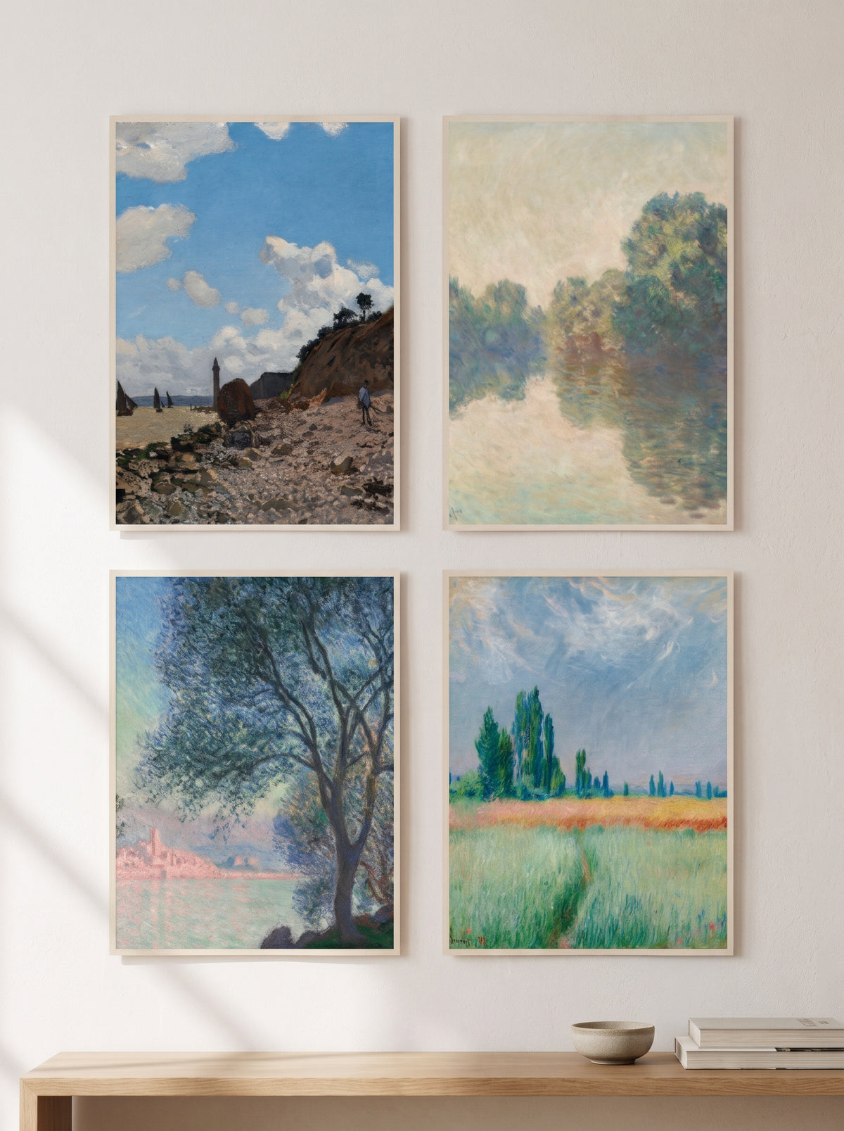 Claude Monet Fine Art Prints — Impressionist Masterworks (A4 & A3 Formats)