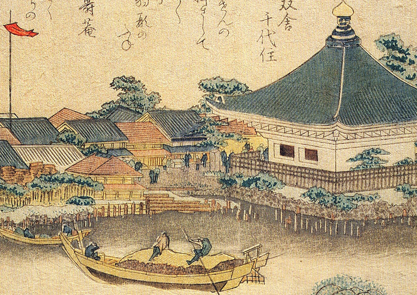Hokusai The Shrine Komagata Do