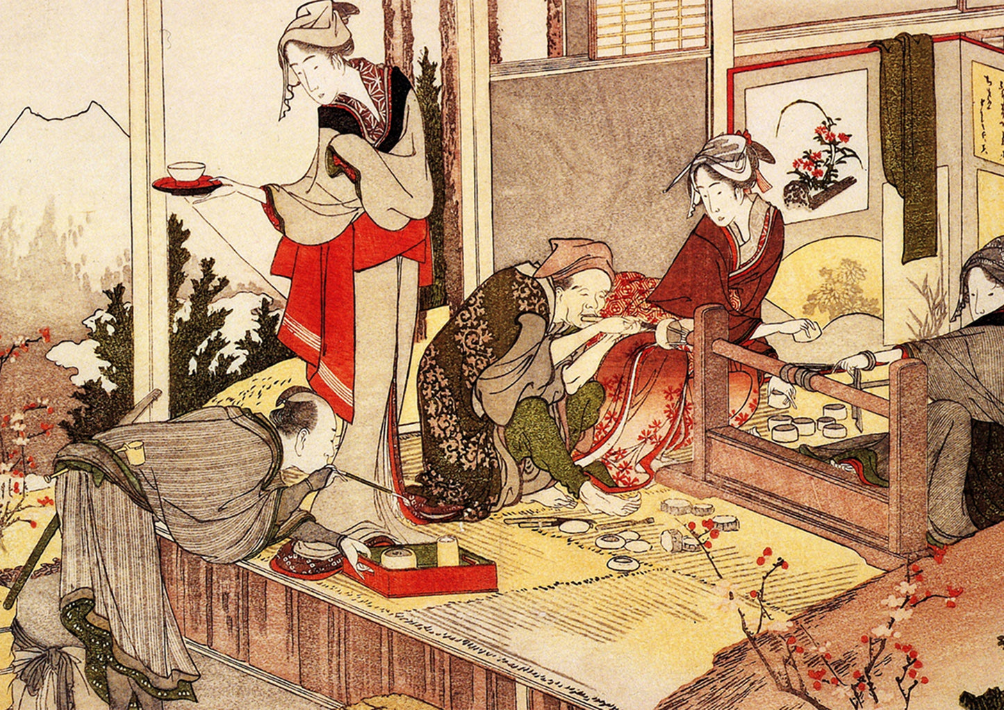 Hokusai The Studio of Netsuke