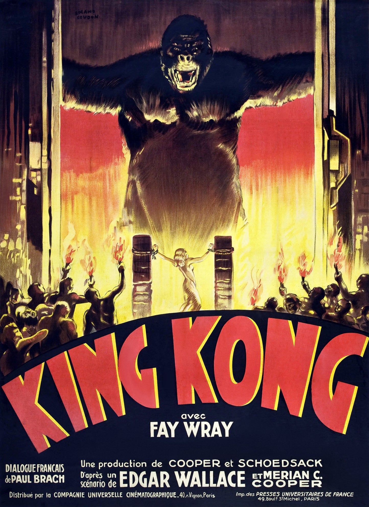 King Kong (1933) French Grande Movie Poster