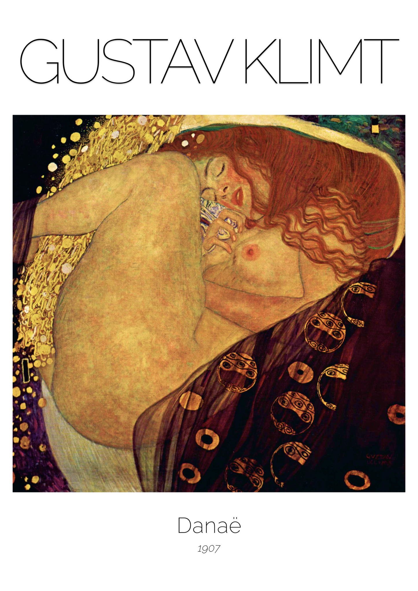 Gustav Klimt Danaë Art Nouveau