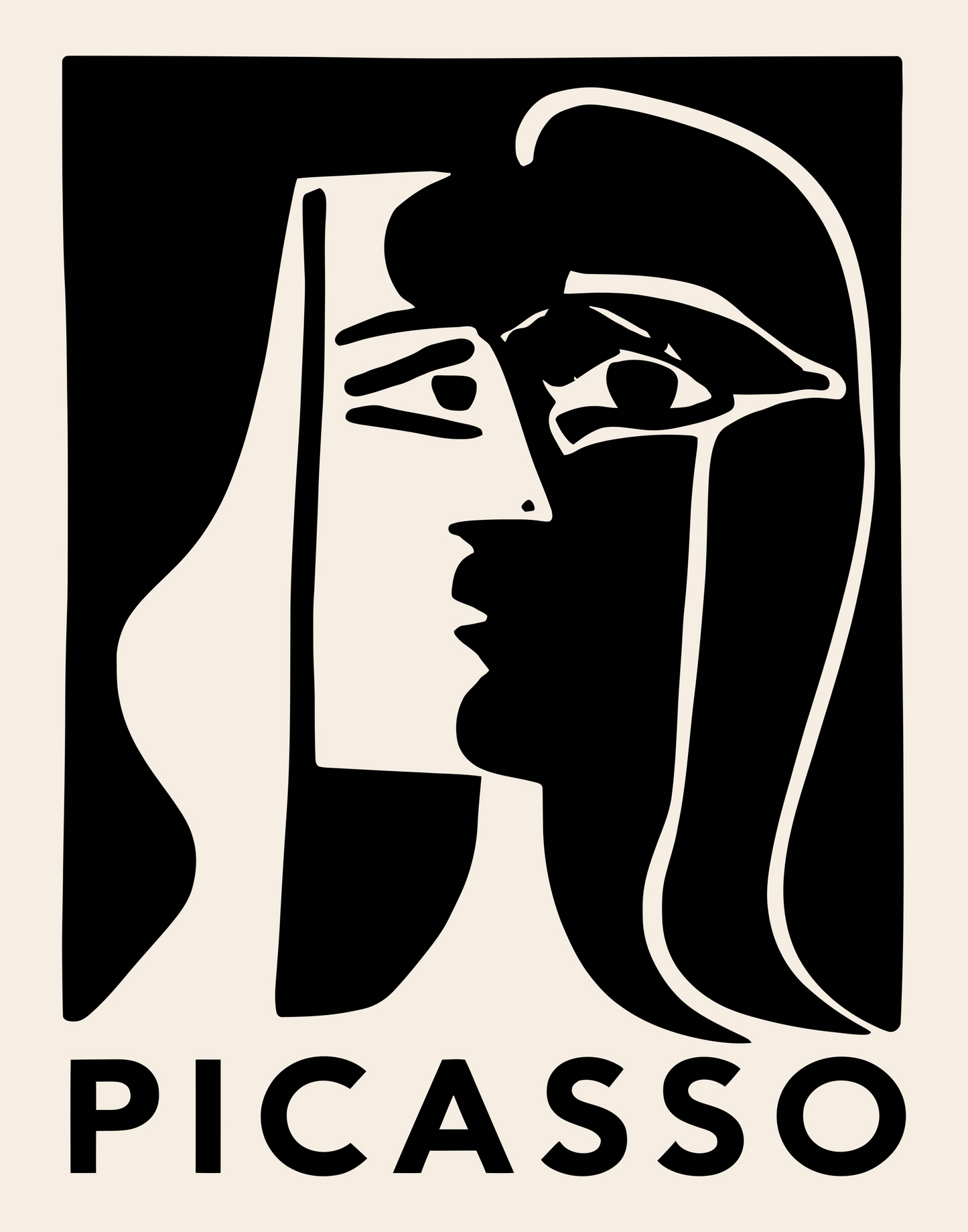 Picasso Portrait in Shade (II)