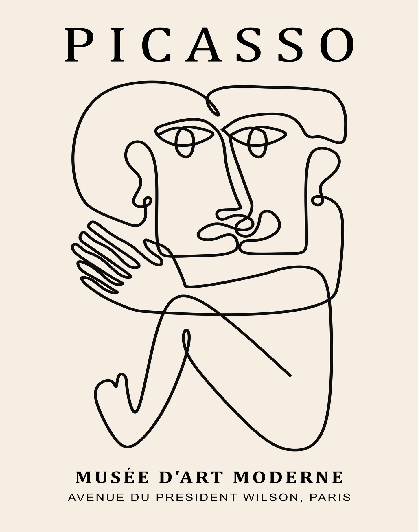 Picasso The Kisses Poster
