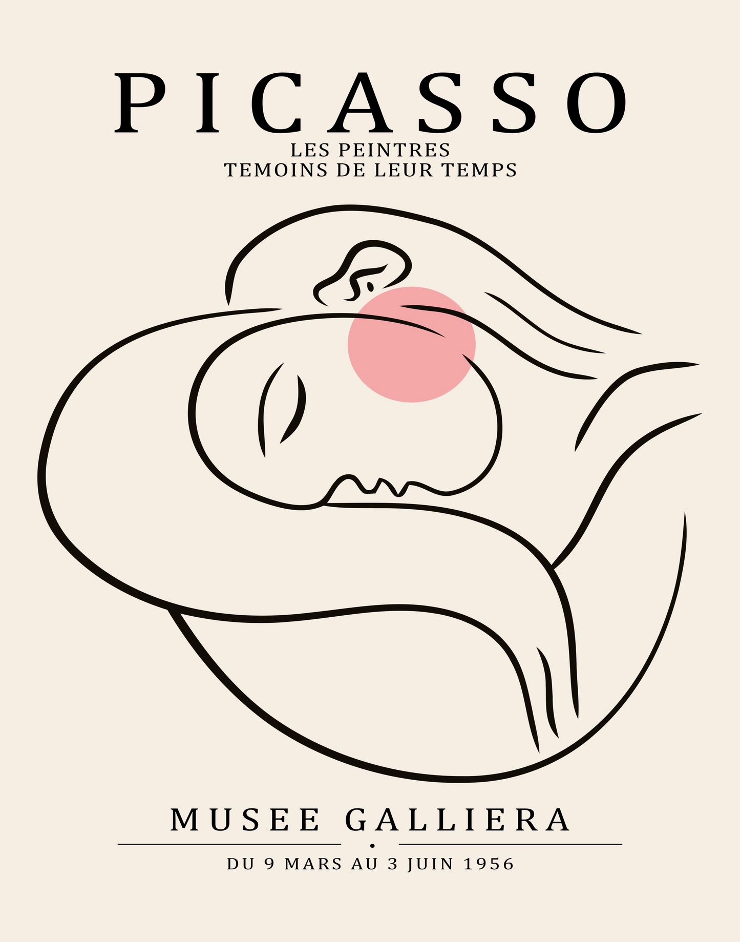 Picasso Sleeping Woman Sketch