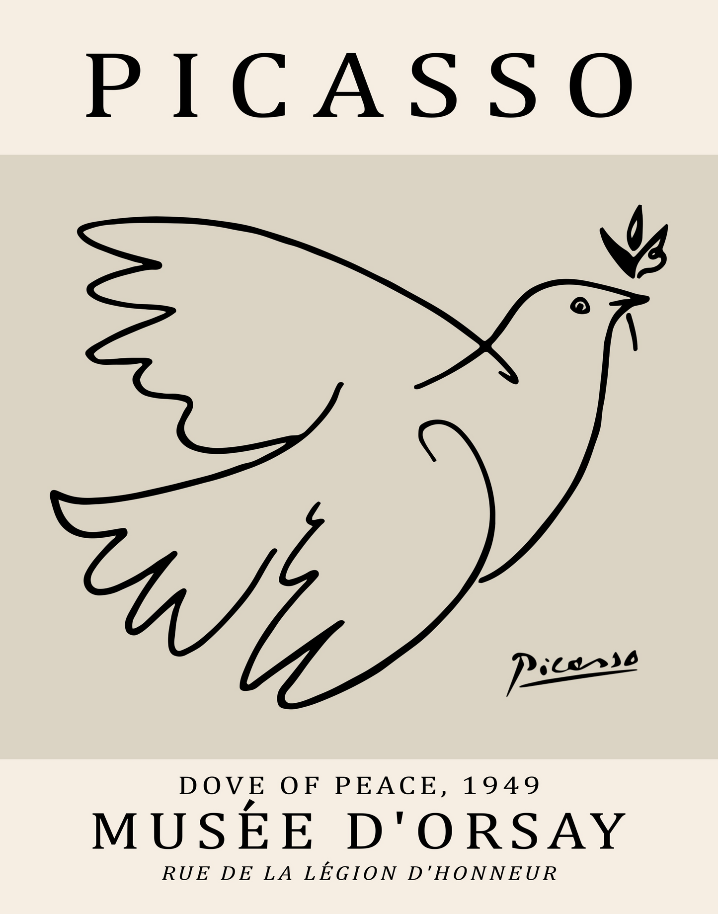 Picasso Dove (Variant III)