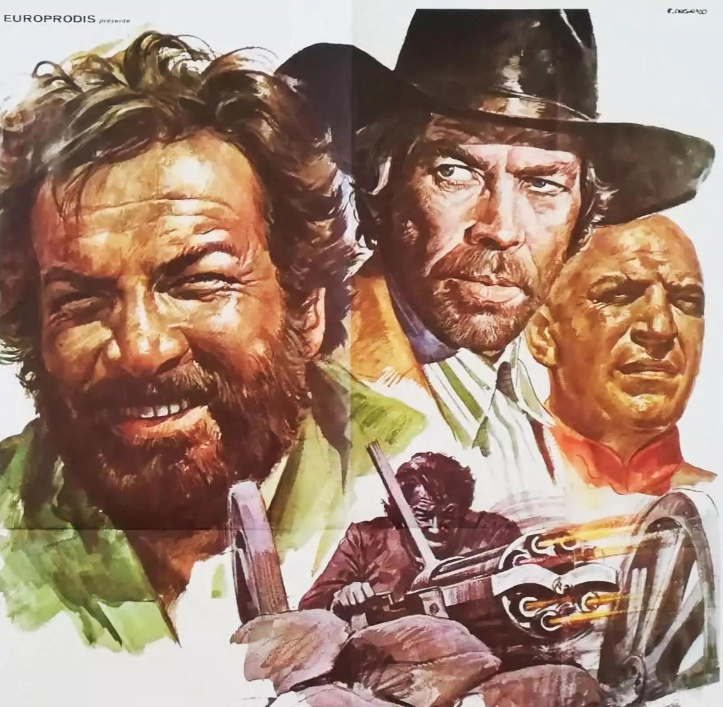 A Reason to Live, a Reason to Die Print Western Poster