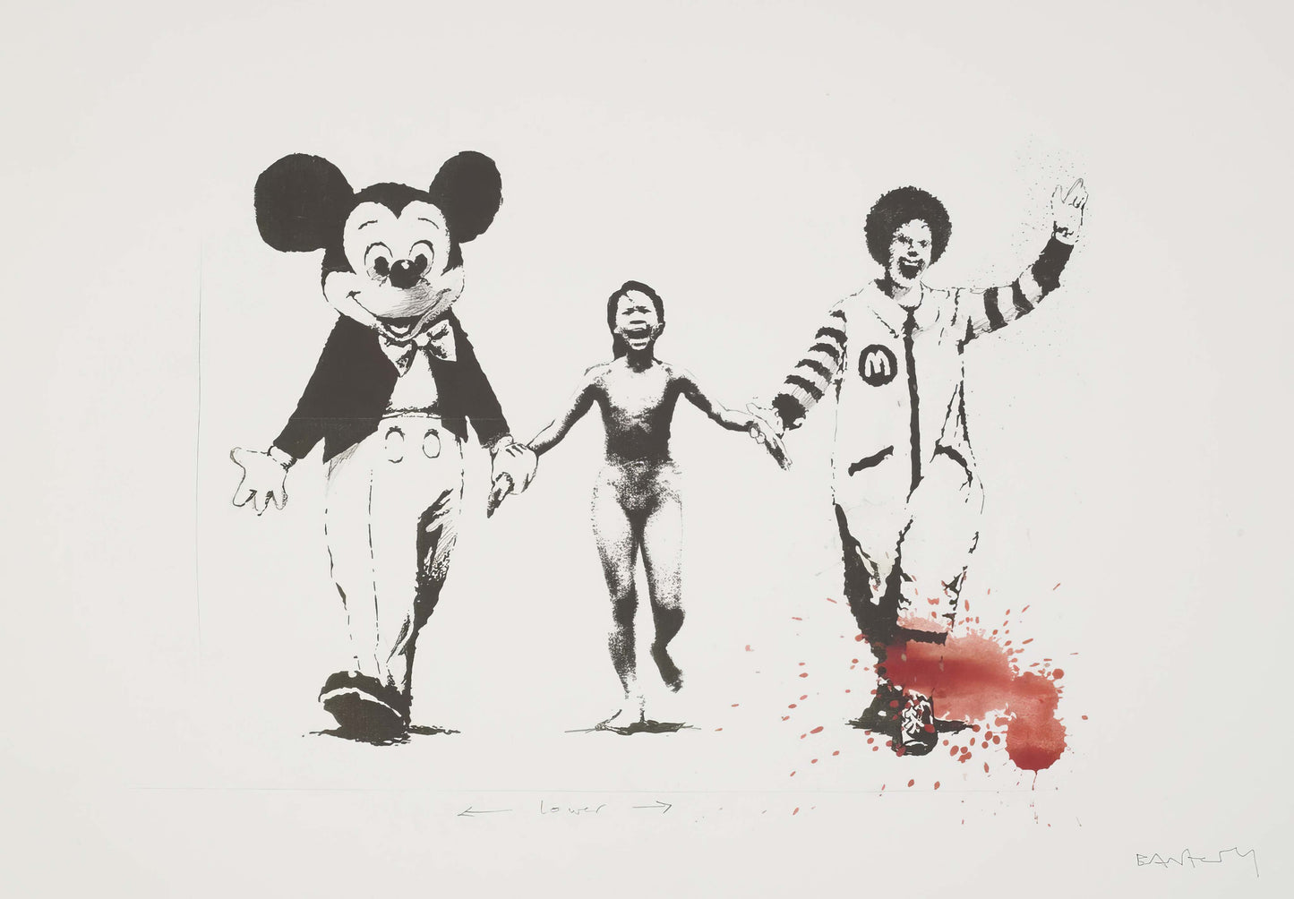 Banksy Napalm Mickey Mouse Ronald McDonald