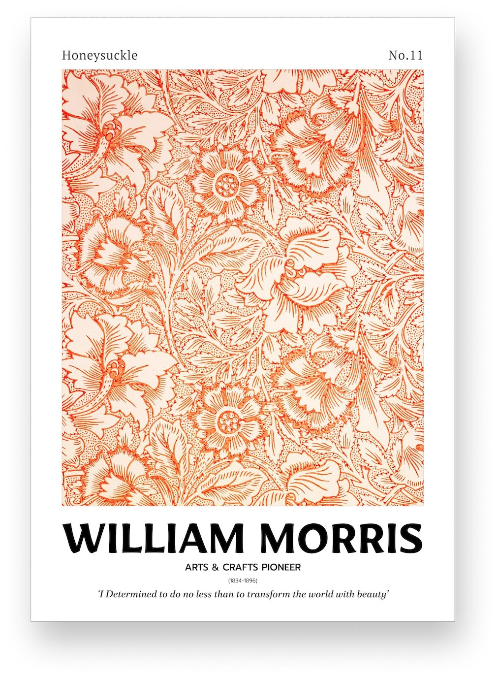William Morris Honeysuckle Pattern