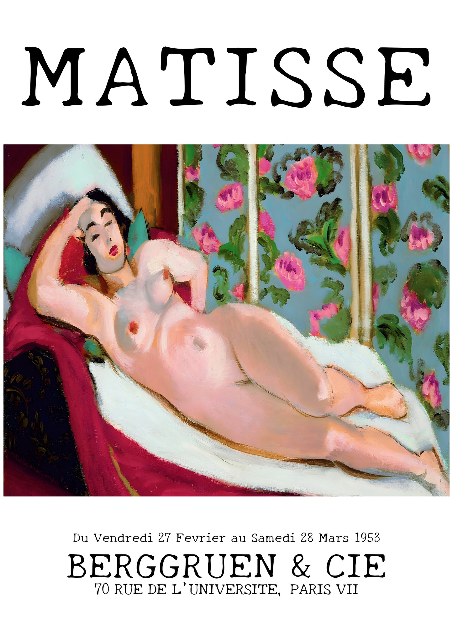 Matisse Nu à la chaise longue Colourful Exhibition