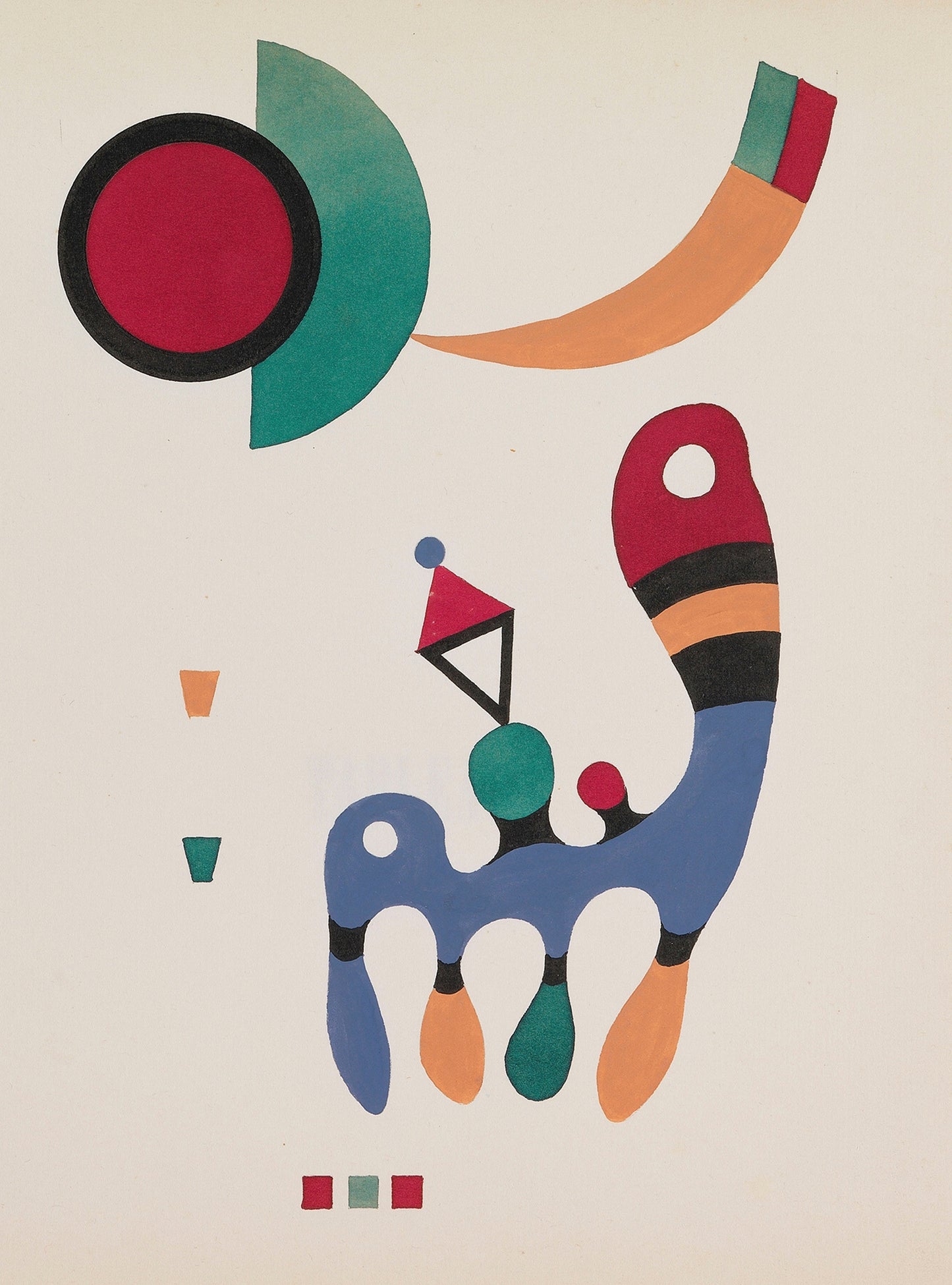 Forms in Space, Wassily Kandinsky
