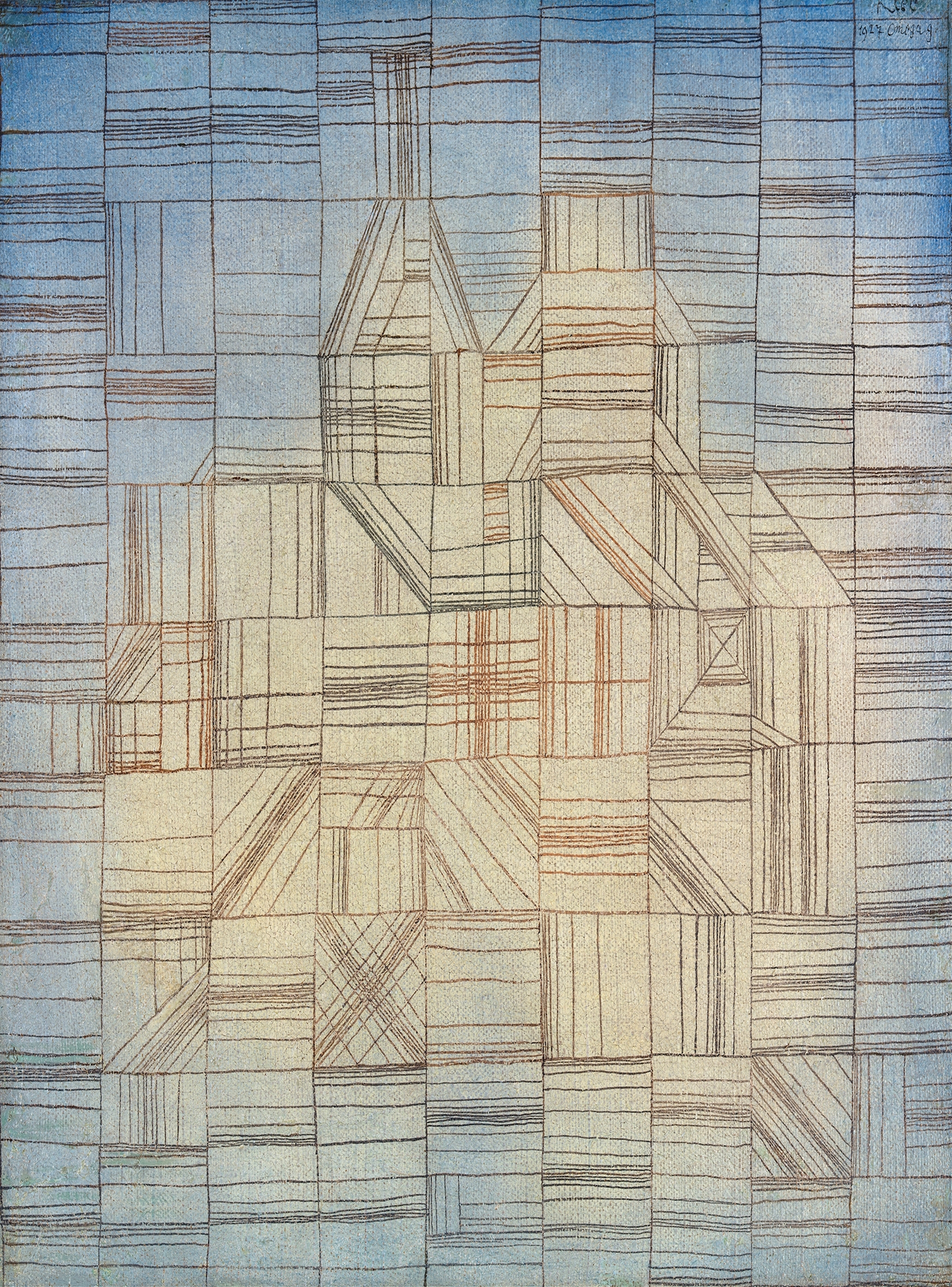 Paul Klee Abstract Art Print – Variations (Progressive Motif) 1927