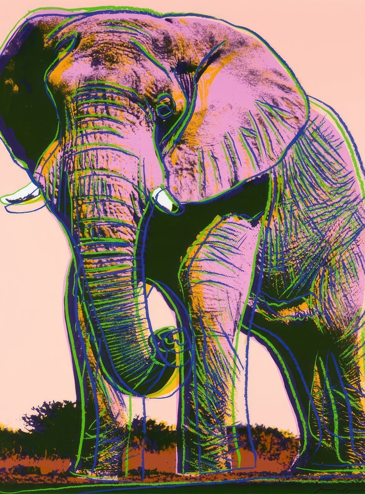Elephant by Andy Warhol