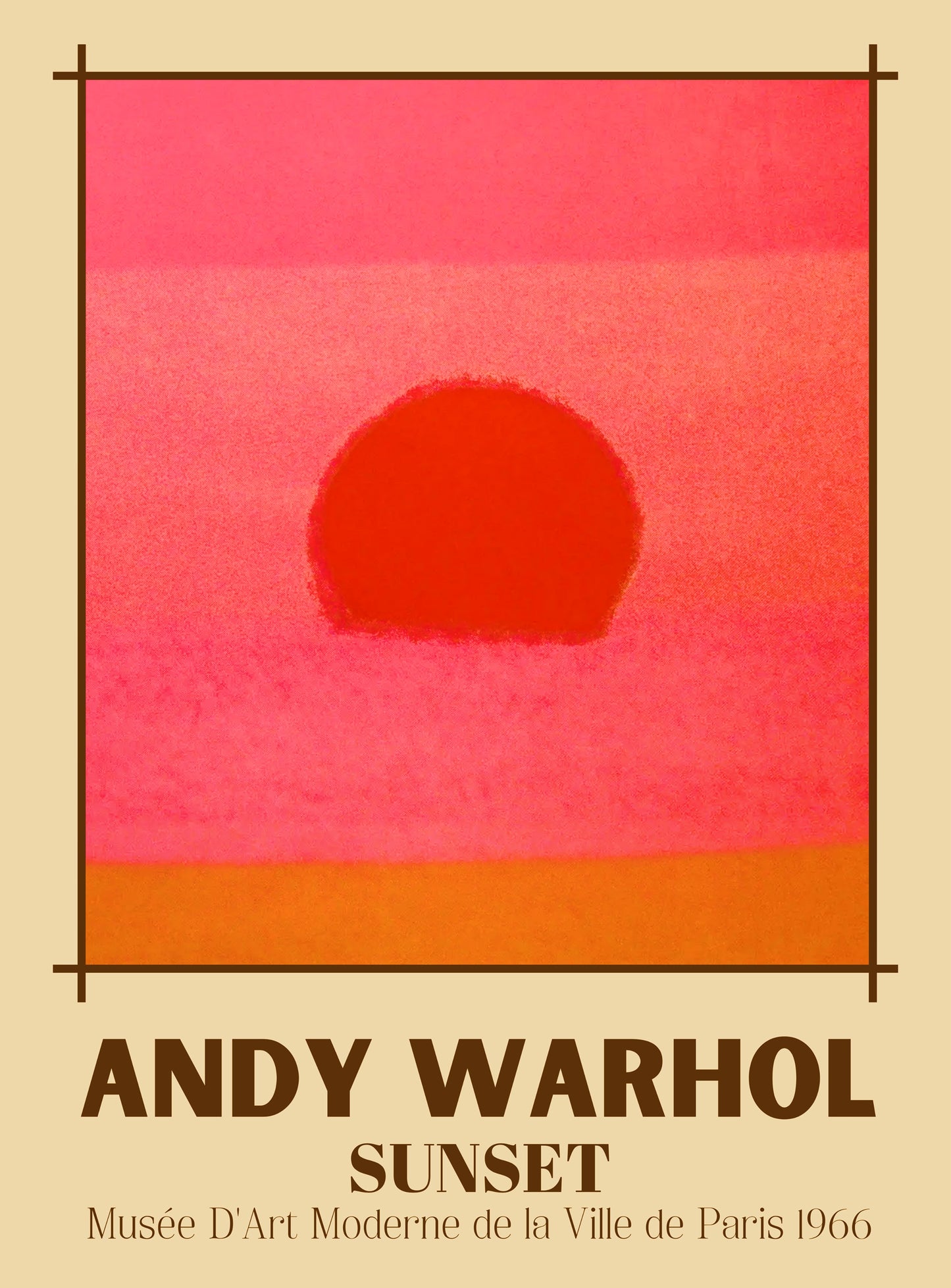 Sunset by Andy Warhol
