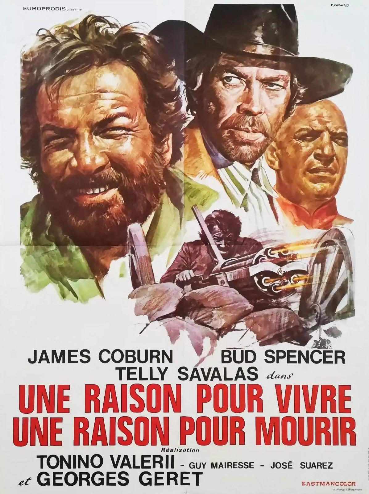 A Reason to Live, a Reason to Die Print Western Poster