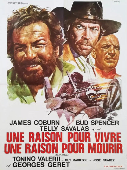 A Reason to Live, a Reason to Die Print Western Poster