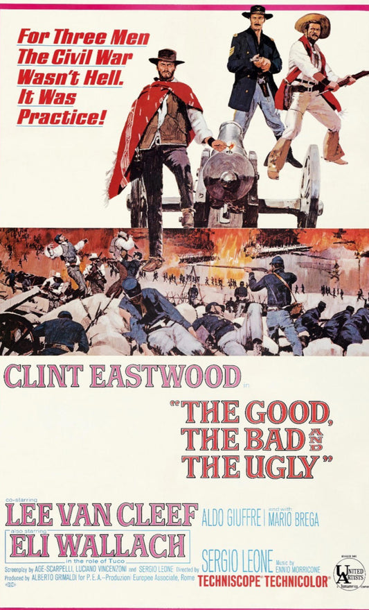 The Good, the Bad and the Ugly Print Western Poster