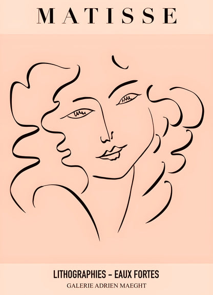 Matisse Lithographies Eaux Fortes Exhibition Poster    Iconic