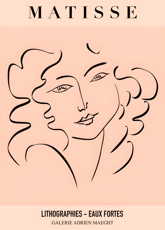 Matisse Lithographies Eaux Fortes Exhibition Poster    Iconic