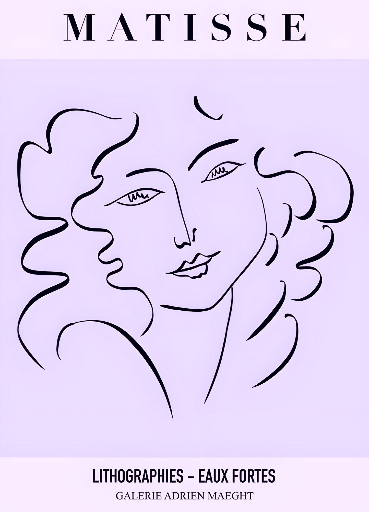 Matisse Lithographies Eaux Fortes Exhibition Poster    Iconic