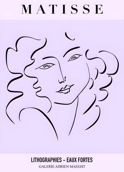 Matisse Lithographies Eaux Fortes Exhibition Poster    Iconic