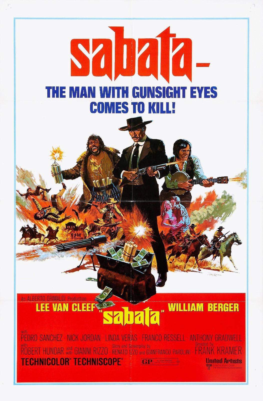 Return of Sabata Print, Western Poster