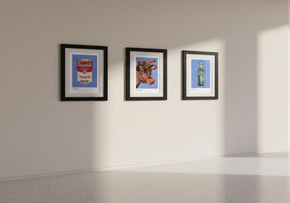 Andy Warhol Framed Prints Set of 3  Pop Art Collection