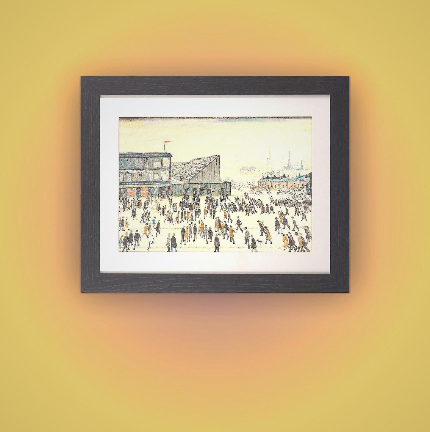 L.S. Lowry "Going to the Match" Framed Print