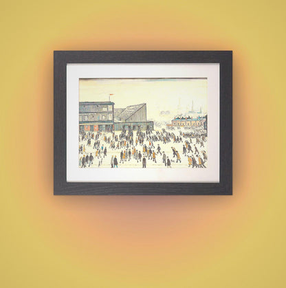 L.S. Lowry "Going to the Match" Framed Print