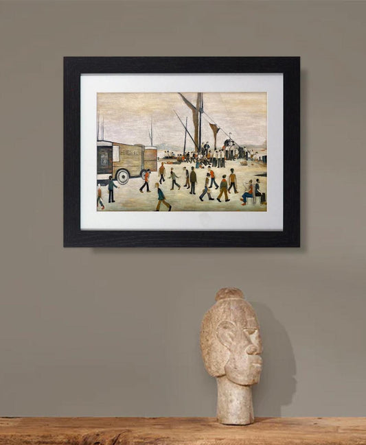 L.S. Lowry "On Location" Framed Print