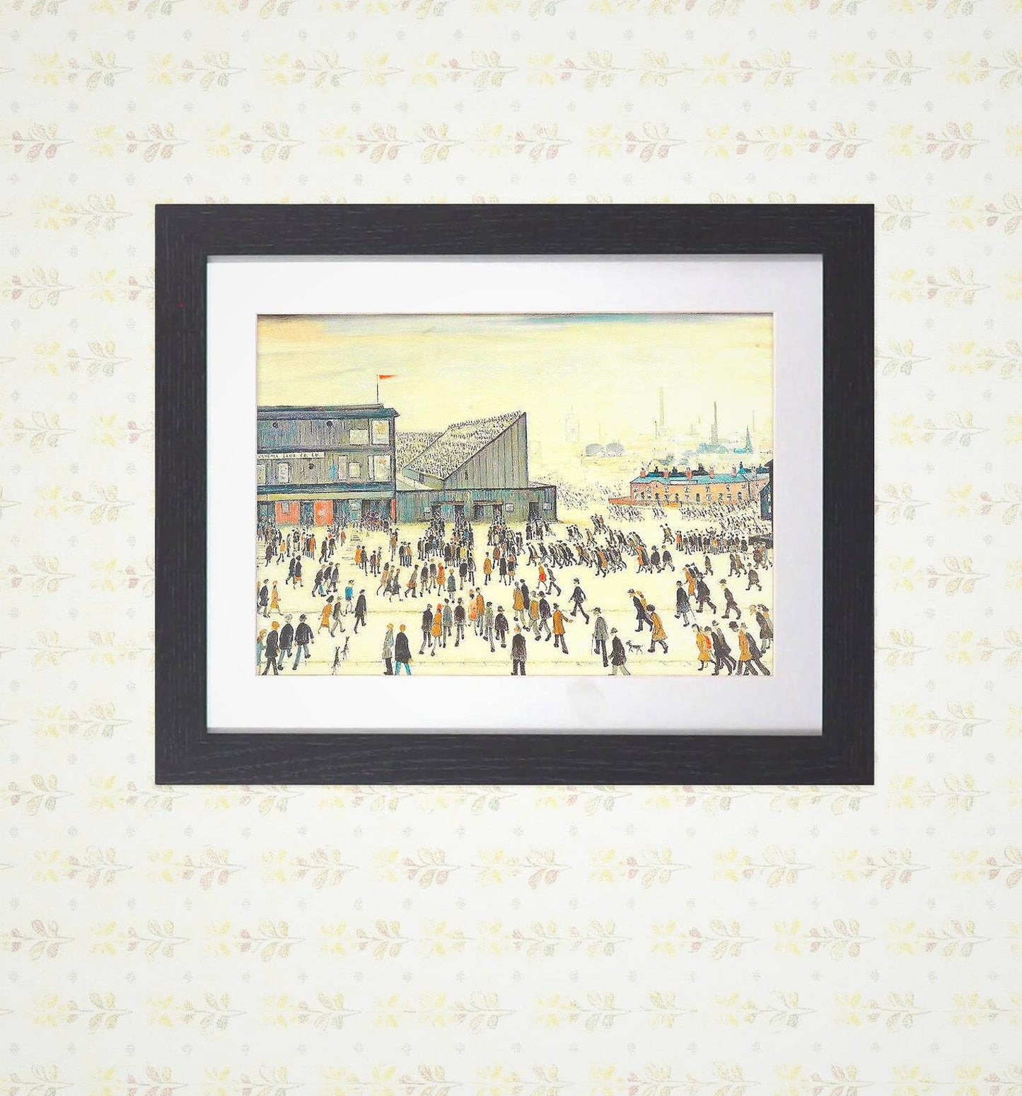 L.S. Lowry "Going to the Match" Framed Print