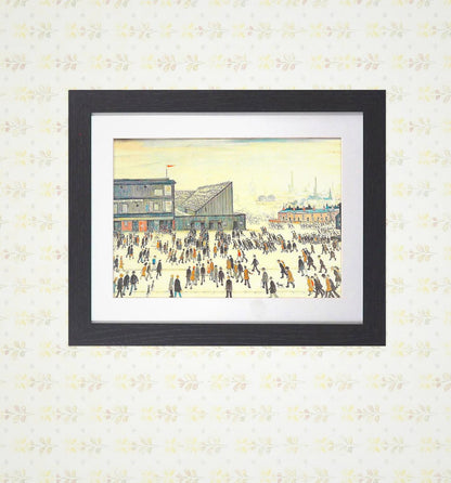 L.S. Lowry "Going to the Match" Framed Print