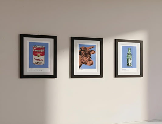 Set of 3 Framed Andy Warhol Prints