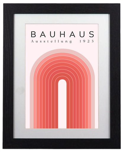 Bauhaus Exhibition 1923 Framed Poster Mid-Century Modern Design Art Print