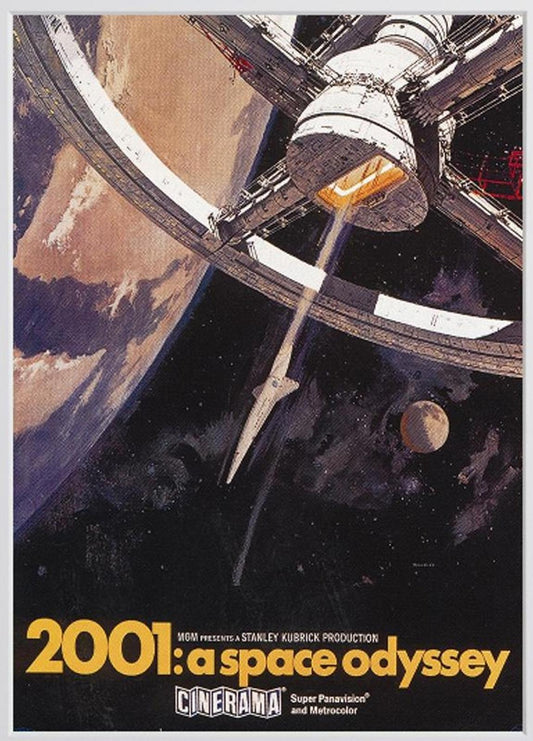 Framed Art Print - 2001: A Space Odyssey Poster - 11"x14" Frame, A4 Print
