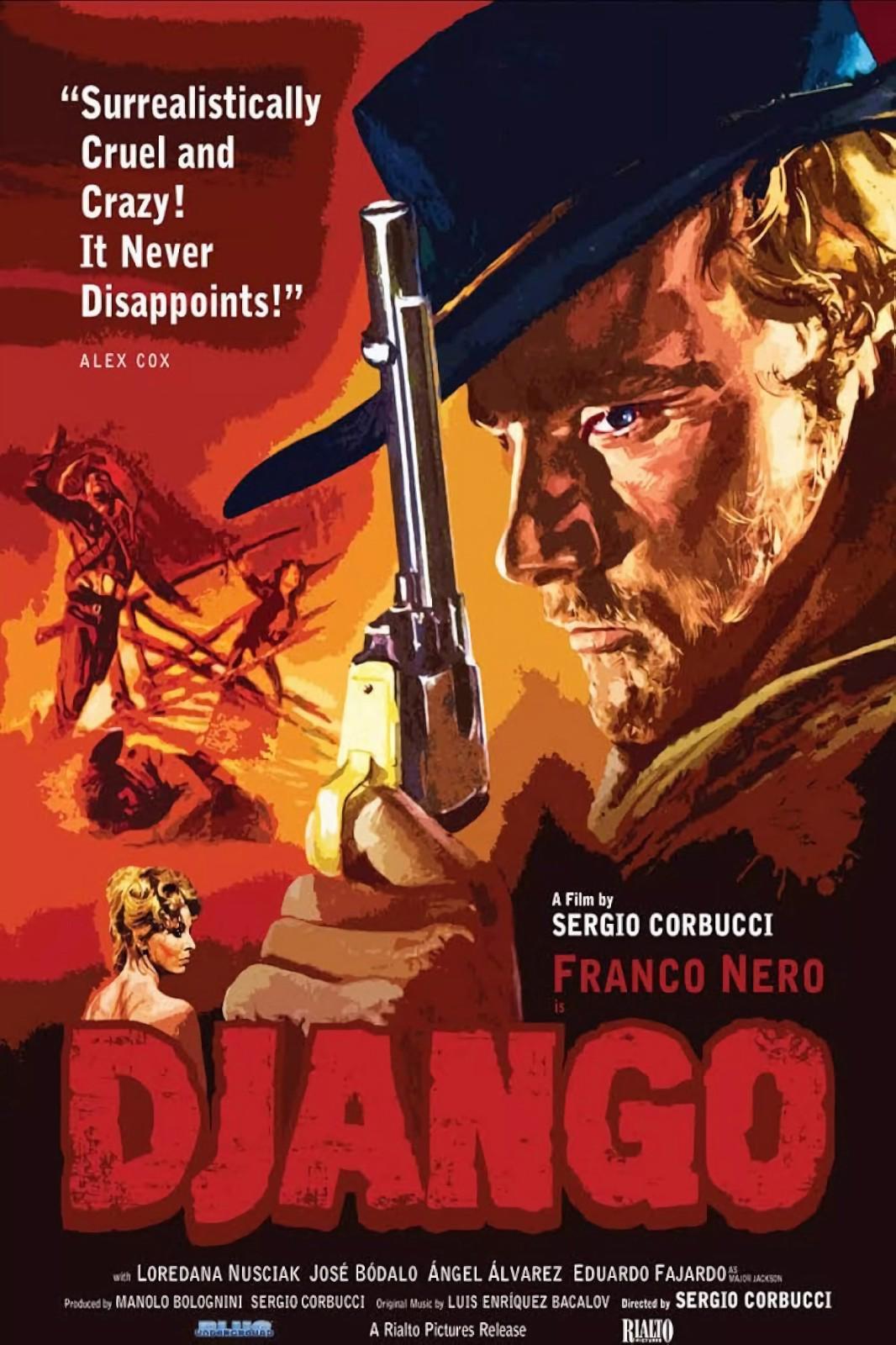 Django Print Western Poster