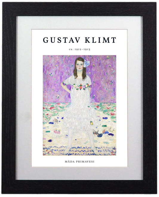 Gustav Klimt 'Mäda Primavesi' Framed Art Print 11"x14"