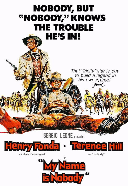 My Name Is Nobody Print Western Poster