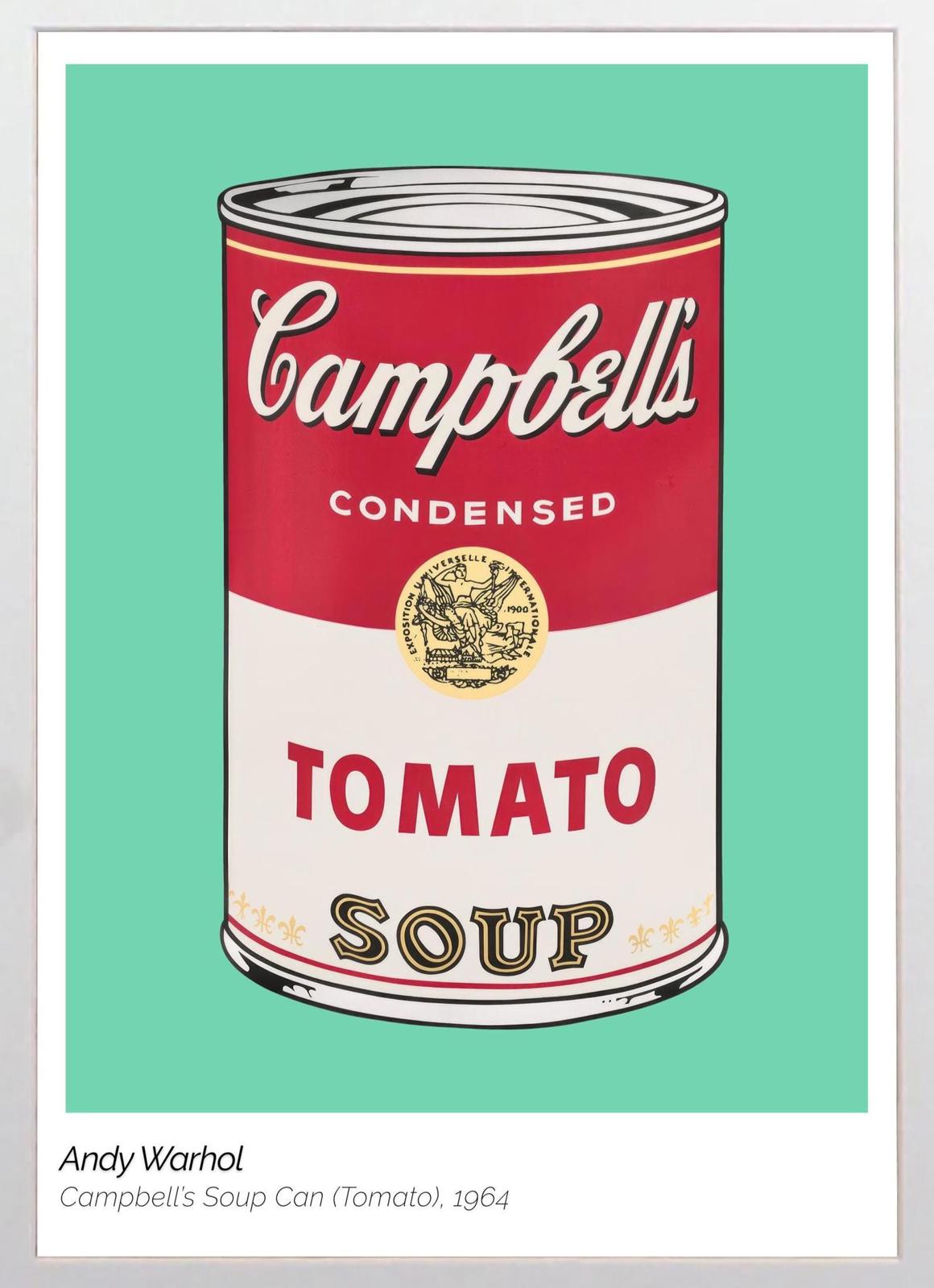 Andy Warhol Campbell's Soup Can (Mint) Framed Print | Iconic Pop Art