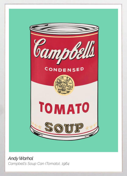 Andy Warhol Campbell's Soup Can (Mint) Framed Print | Iconic Pop Art
