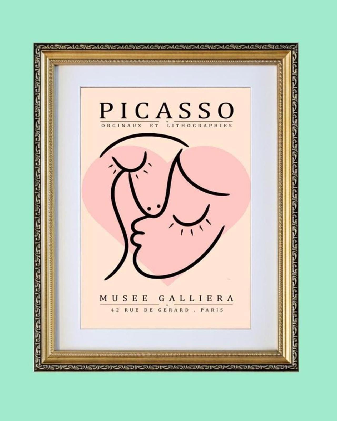 Set of 3 Framed Art Prints - Frida Kahlo, Matisse & Picasso Gallery Wall