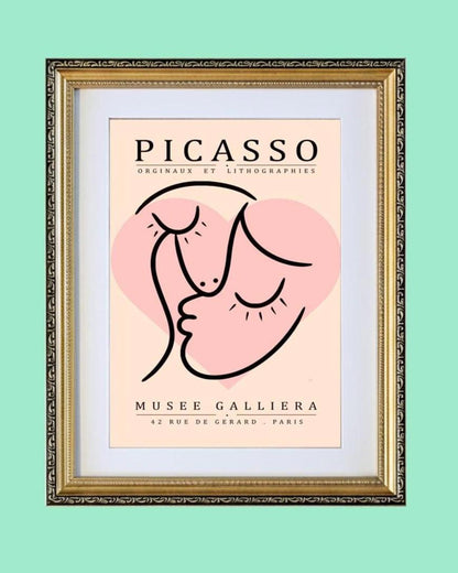 Set of 3 Framed Art Prints - Frida Kahlo, Matisse & Picasso Gallery Wall