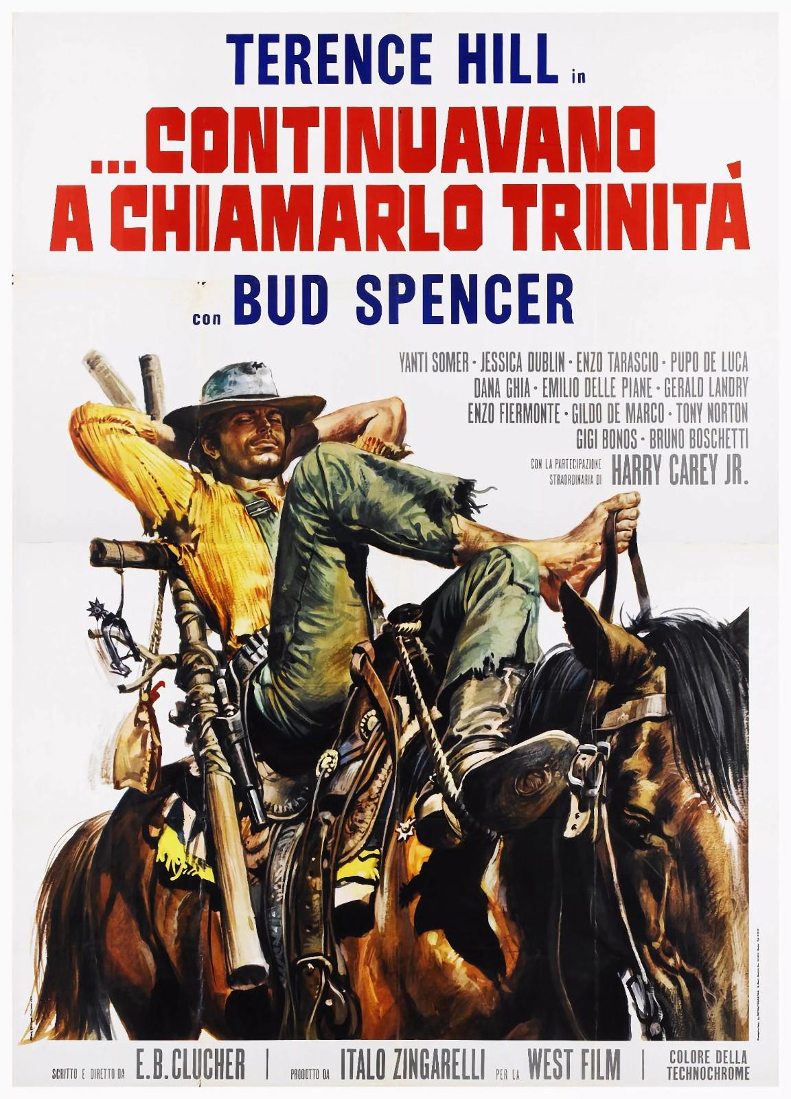 They Call Me Trinity Print Western Poster