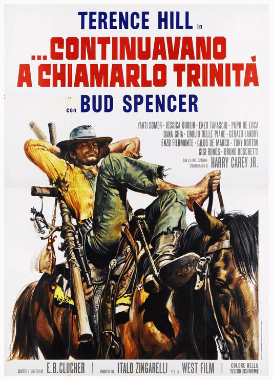 They Call Me Trinity Print Western Poster