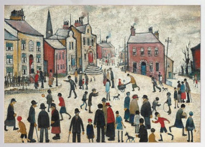 L.S. Lowry "A Lancashire Village" Framed Print