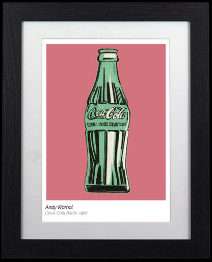 Andy Warhol "Coca-Cola Bottle" Framed Print | Pop Art Icon