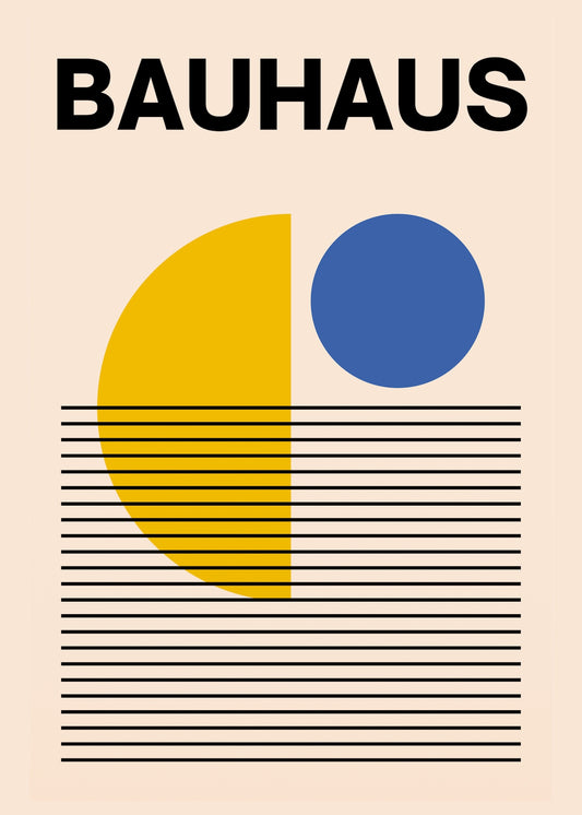 Bauhaus : Modernist Yellow Blue -