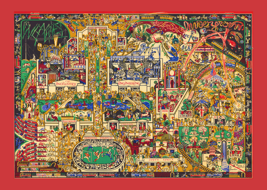 The British Empire 1886 Vintage World Map
