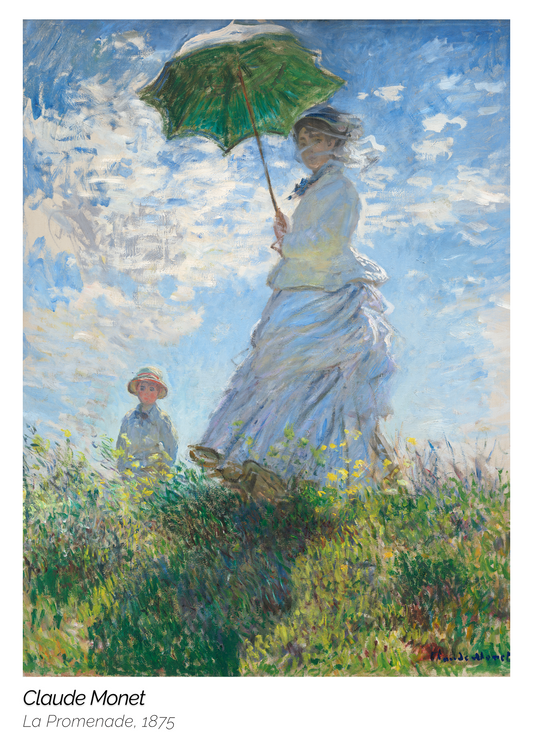 La Promenade by Claude Monet